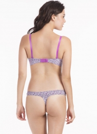 Purple Cheetah Invisi-Thong