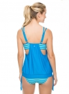 Double Up Tankini- blue