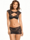 Cap Sleeve Lace Underwired Bra