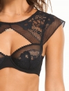 Cap Sleeve Lace Underwired Bra